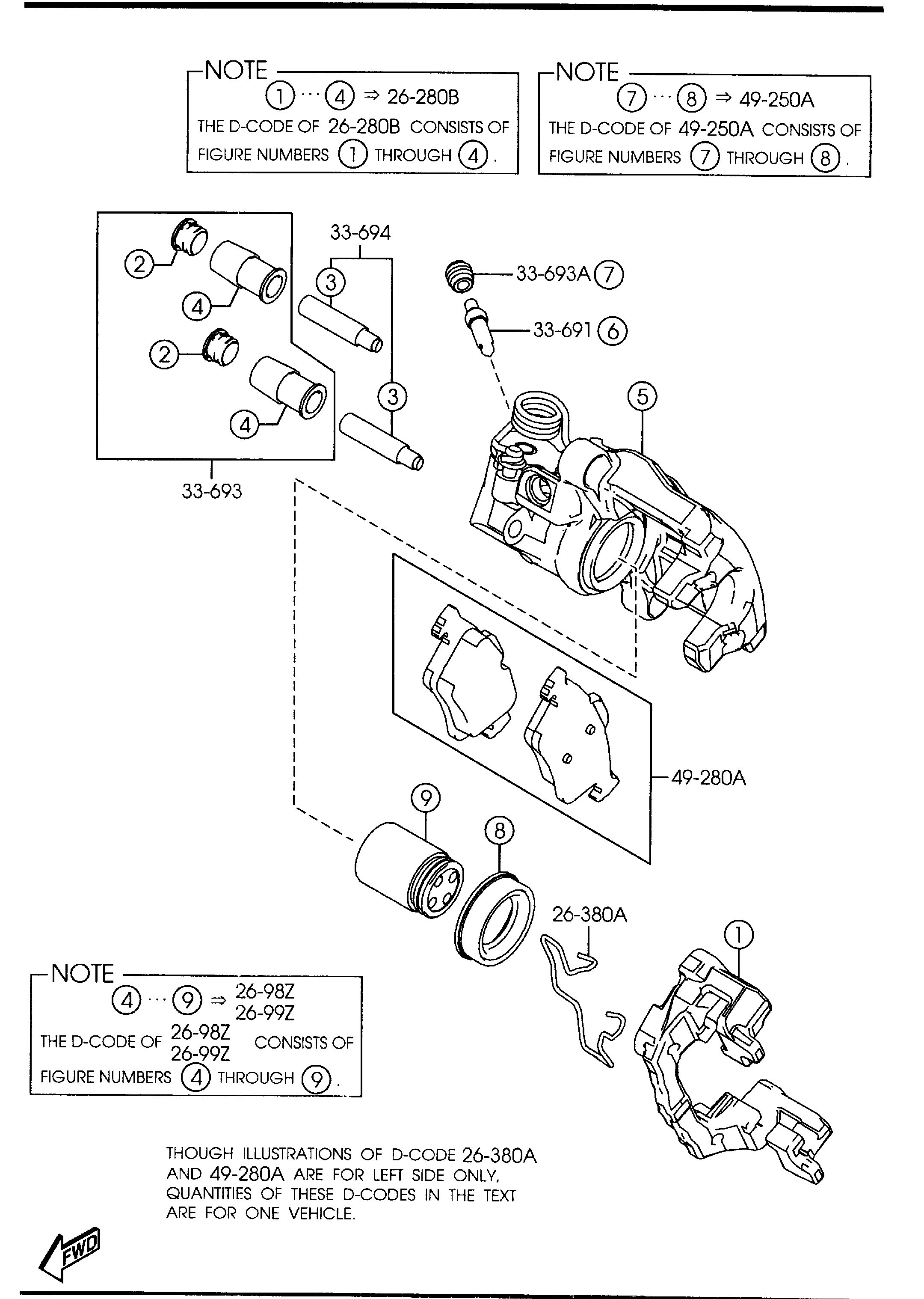 FORD BPYK-26-48ZB - Bremžu uzliku kompl., Disku bremzes ps1.lv