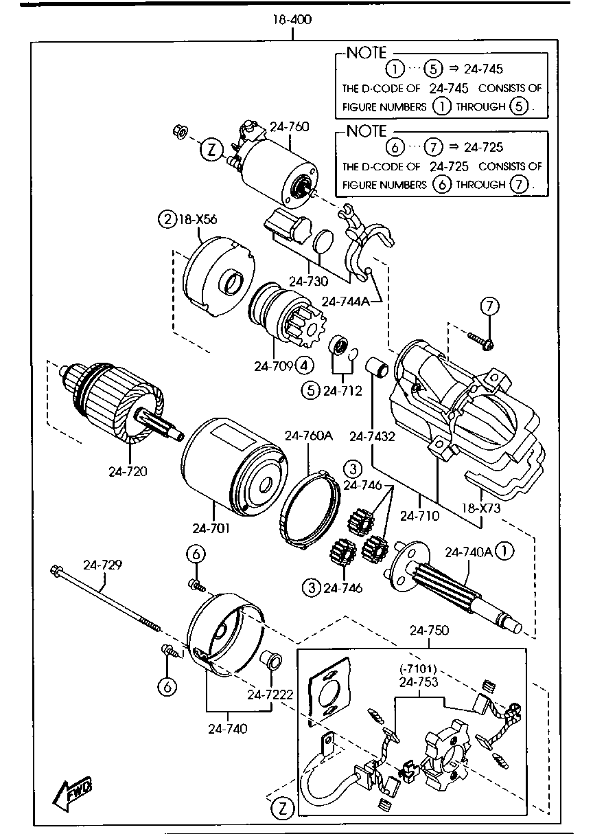 MAZDA L813-18-400 - Starteris ps1.lv