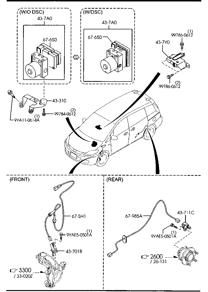 FORD BP4K-43-711 A - Devējs, Riteņu griešanās ātrums ps1.lv