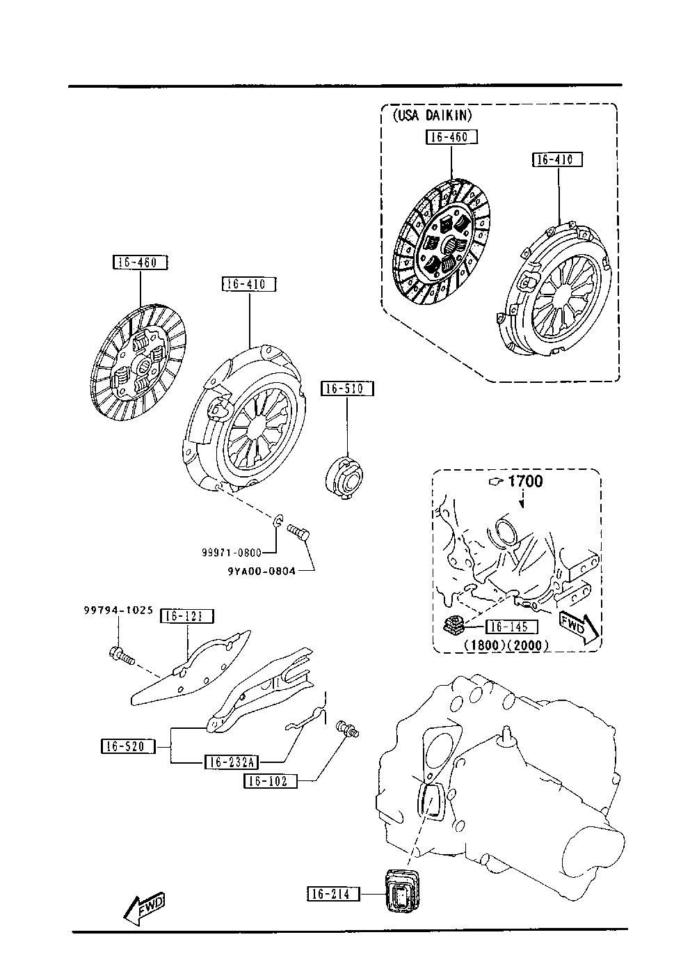 FORD F S01-16-460B - Sajūga disks ps1.lv