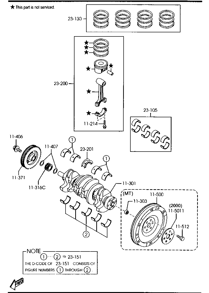 MAZDA LF01-11-316 - Sadales vārpstas piedziņas ķēdes komplekts ps1.lv