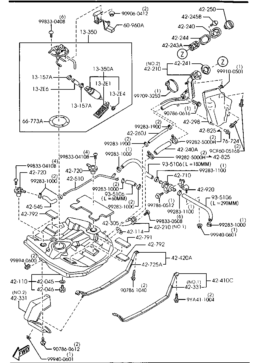 Mercury B6BF-13-350 - Degvielas sūknis ps1.lv