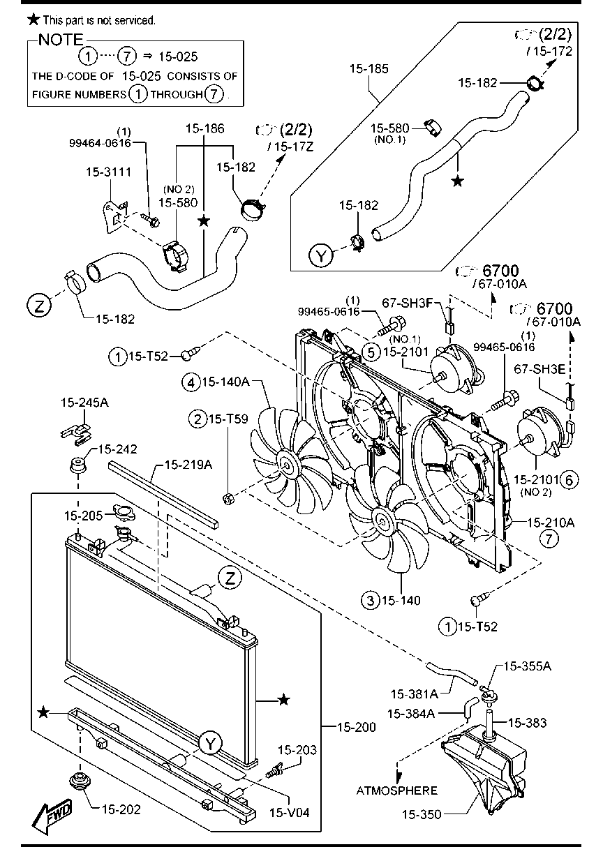 MAZDA PE11-15-200B - Radiators, Motora dzesēšanas sistēma ps1.lv