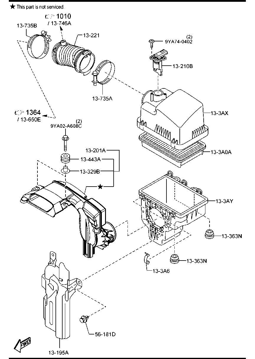 Mercury PE07-13-3A0A - Gaisa filtrs ps1.lv