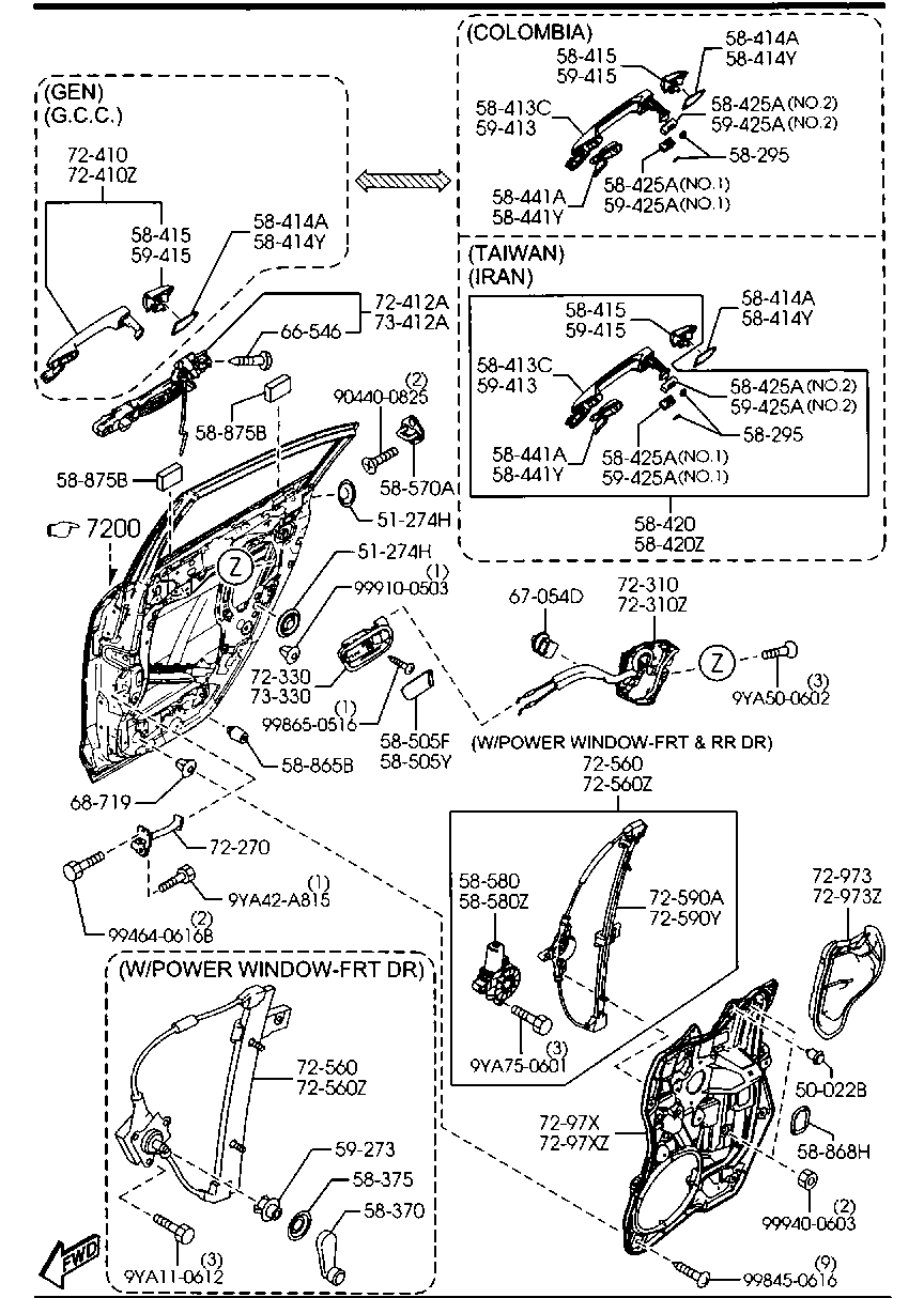 MAZDA GJ6A-58-975 - Moldings / aizsarguzlika ps1.lv