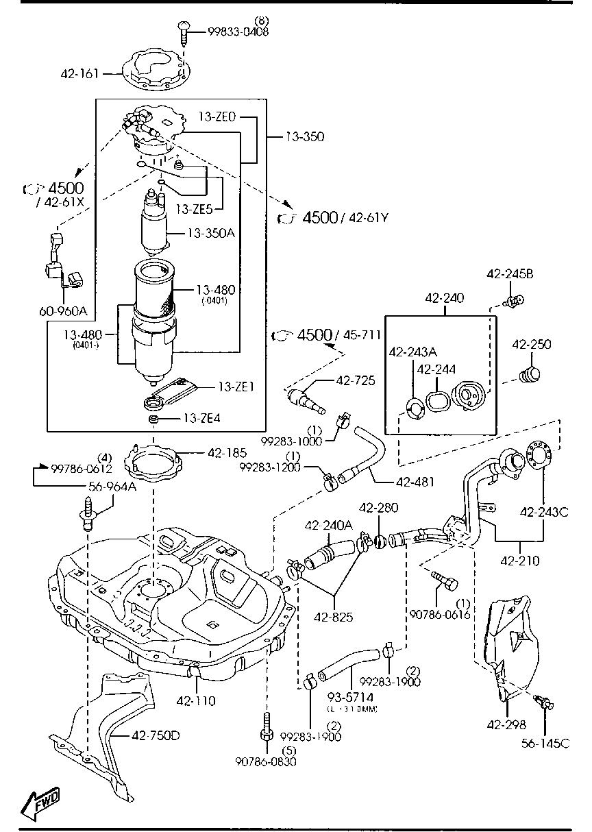 Mercury ZL05-13-350 - Degvielas sūknis ps1.lv