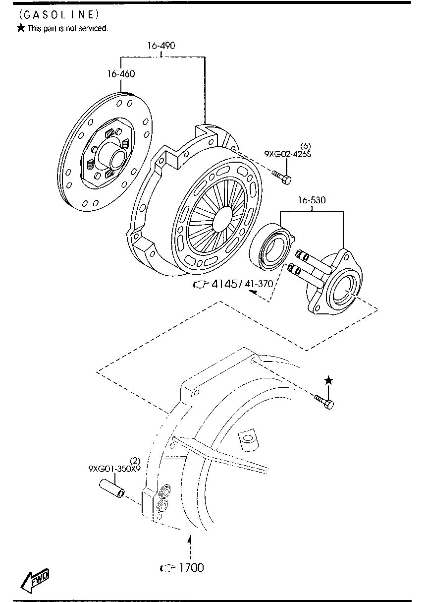 Mercury C402-16-530 - Centrālais izslēdzējmehānisms, Sajūgs ps1.lv