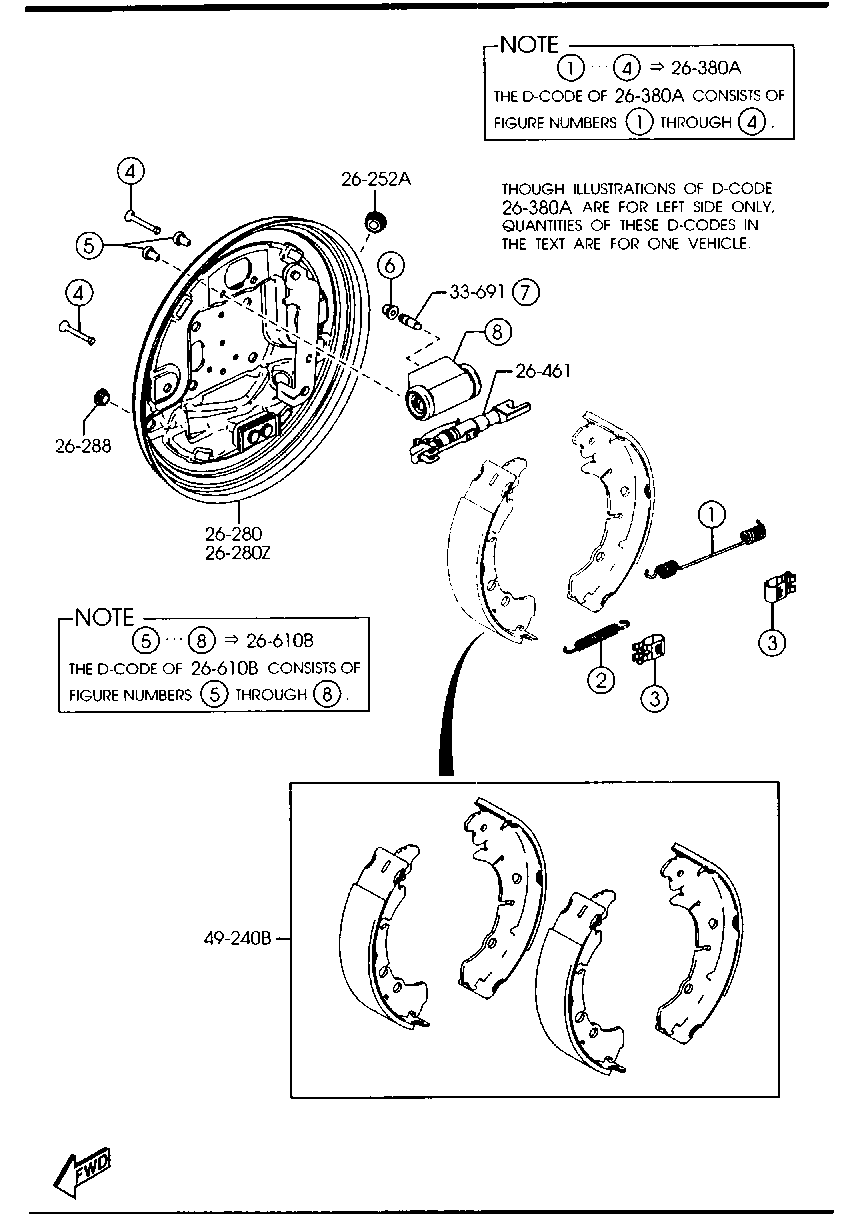 MAZDA DDY2-26-630 - Regulators, Trumuļu bremzes ps1.lv