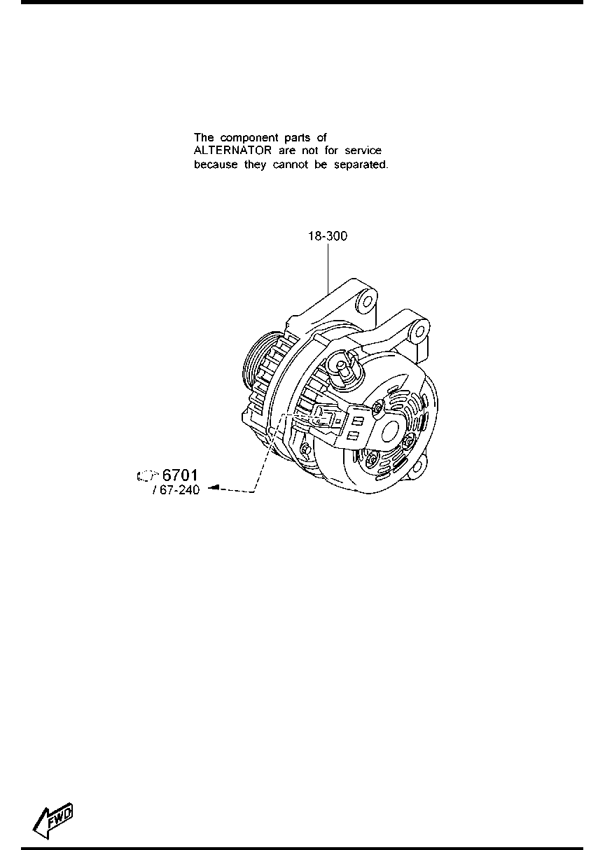 MAZDA Y666-18-300A - Ģenerators ps1.lv