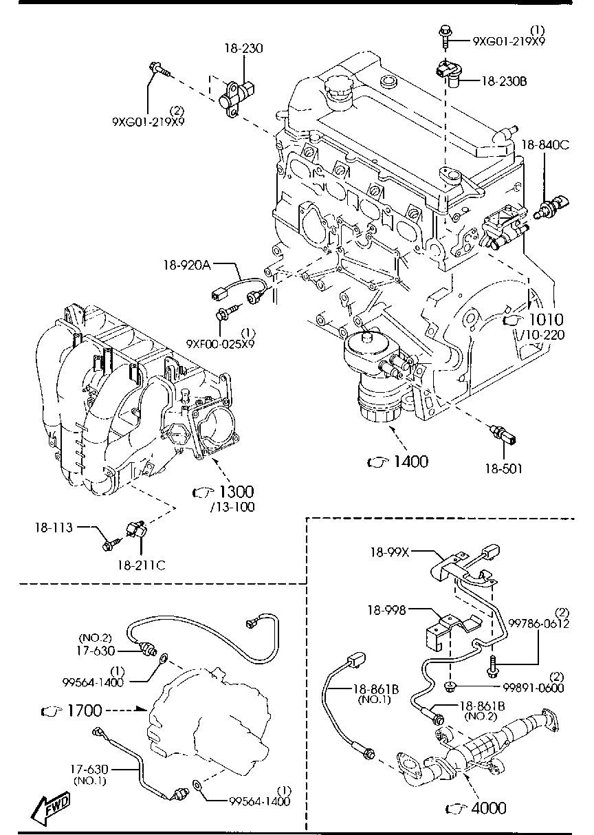 MAZDA L336-18-861 - Lambda zonde ps1.lv