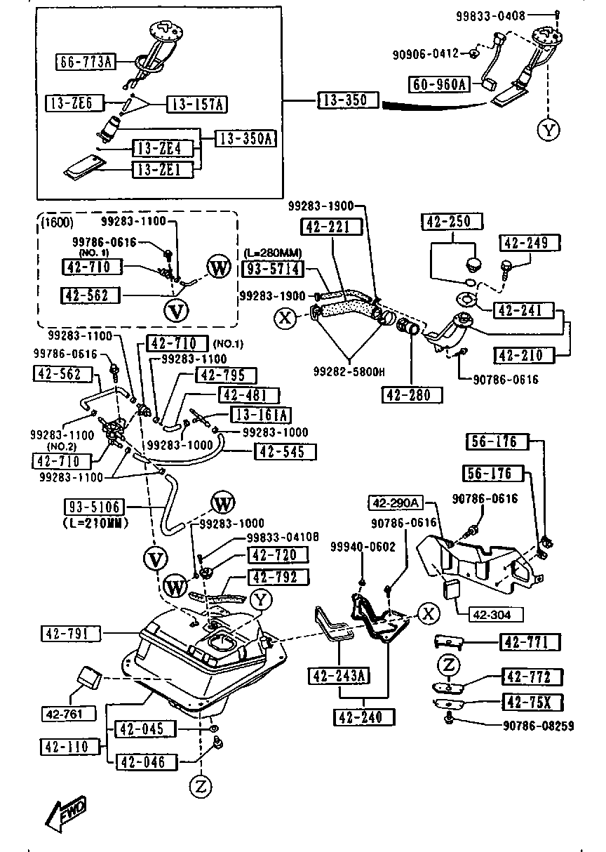 Mercury BPE8-13-35Z - Degvielas sūknis ps1.lv