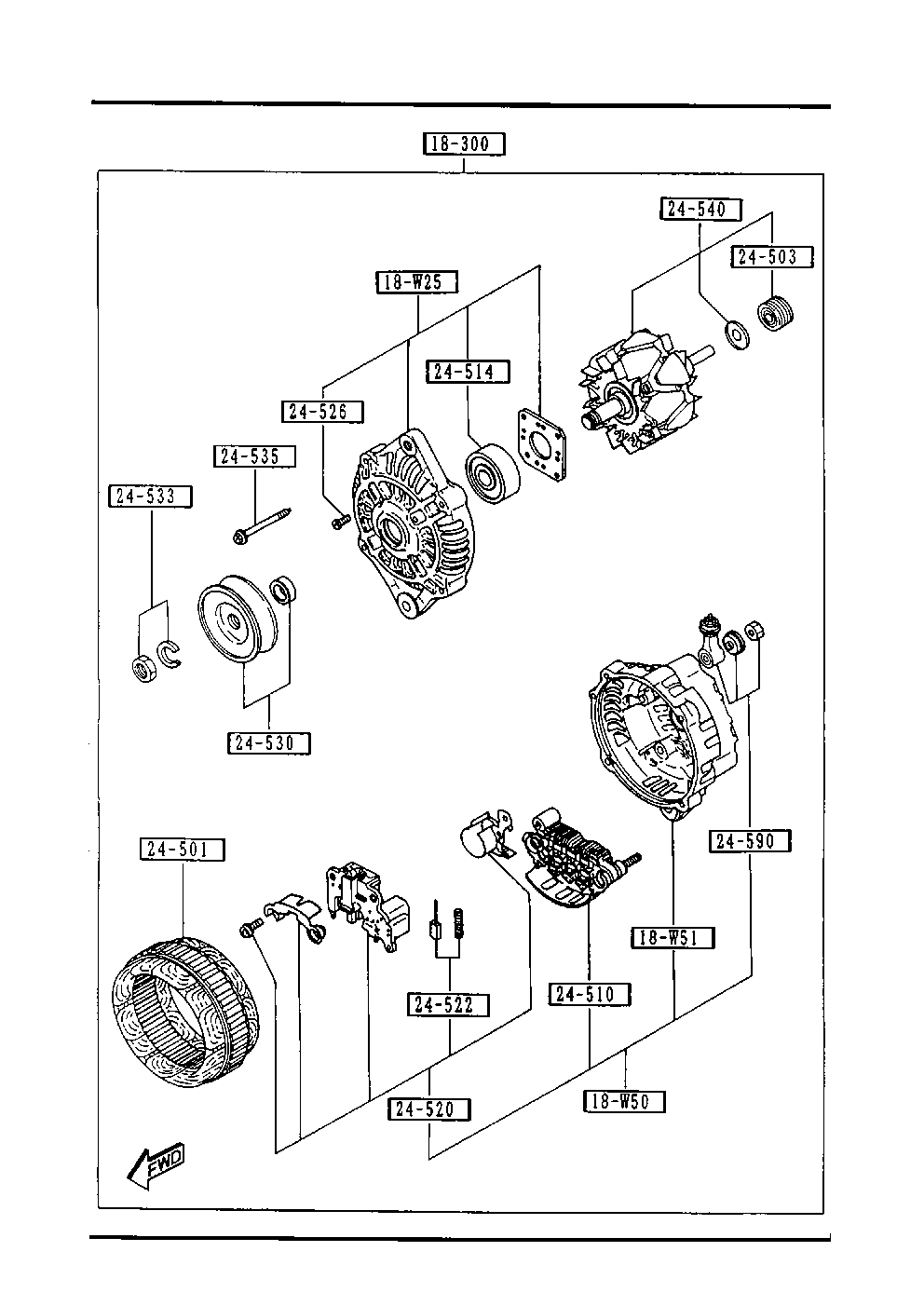 Rover B61P-18-300E - Ģenerators ps1.lv