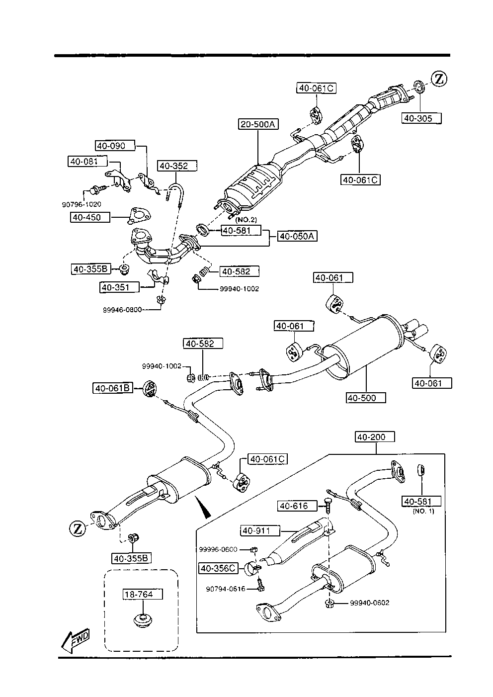 MAZDA K802-40-061 - Bukse, Stabilizators ps1.lv