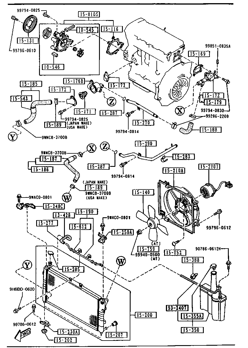 MAZDA 8AG8-15-010 - Ūdenssūknis ps1.lv