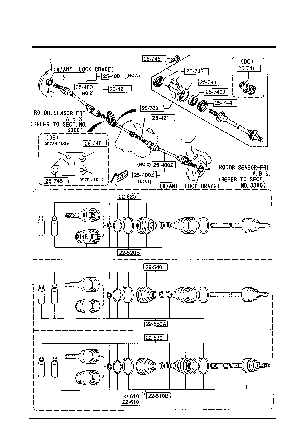 OM G568-22-510A - Šarnīrs, Piedziņas vārpsta ps1.lv