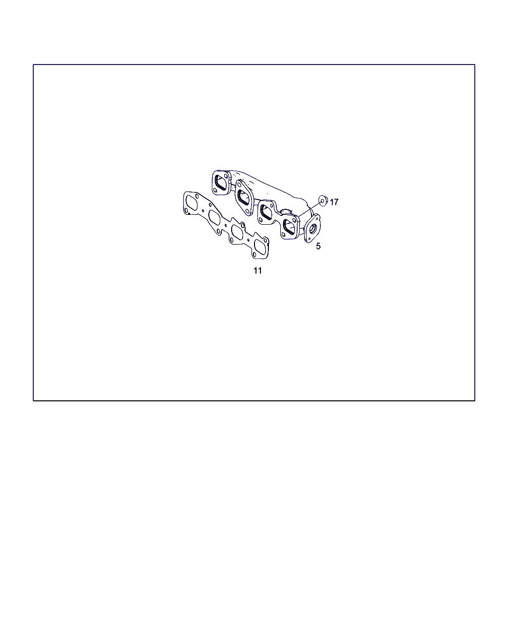 Mercedes-Benz A 651 142 18 80 - Blīvju komplekts, Izplūdes kolektors ps1.lv