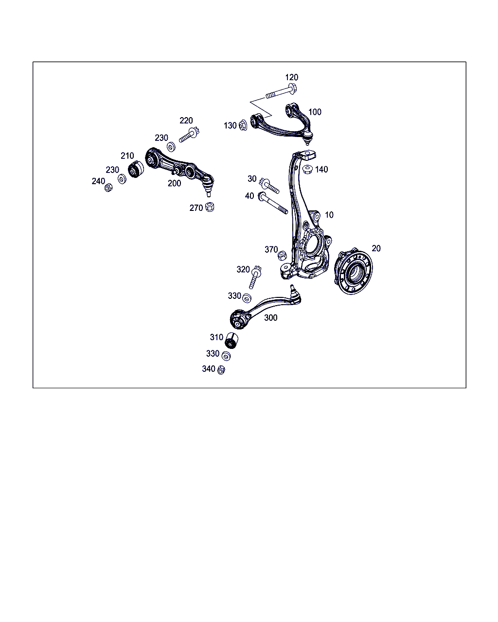 Mercedes-Benz A 205 330 61 01 - Neatkarīgās balstiekārtas svira, Riteņa piekare ps1.lv