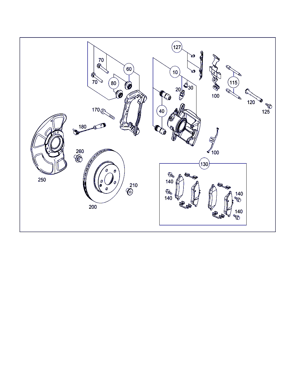 Mercedes-Benz A 204 421 11 20 - Dubļu sargs, Bremžu disks ps1.lv