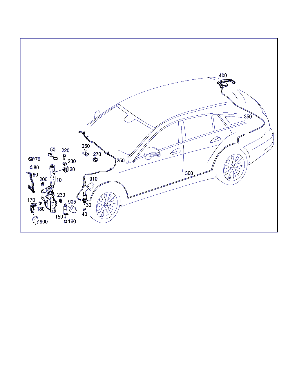 Mercedes-Benz A 204 866 02 21 - Ūdenssūknis, Stiklu tīrīšanas sistēma ps1.lv