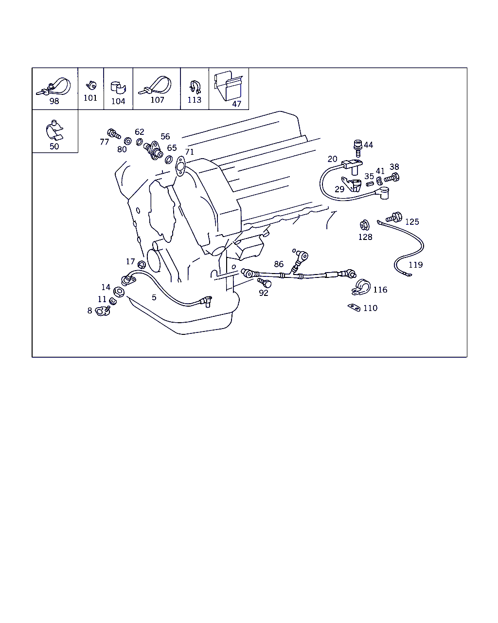 Mercedes-Benz A 003 153 01 28 - Devējs, Ātrums / Rotācijas frekvence ps1.lv