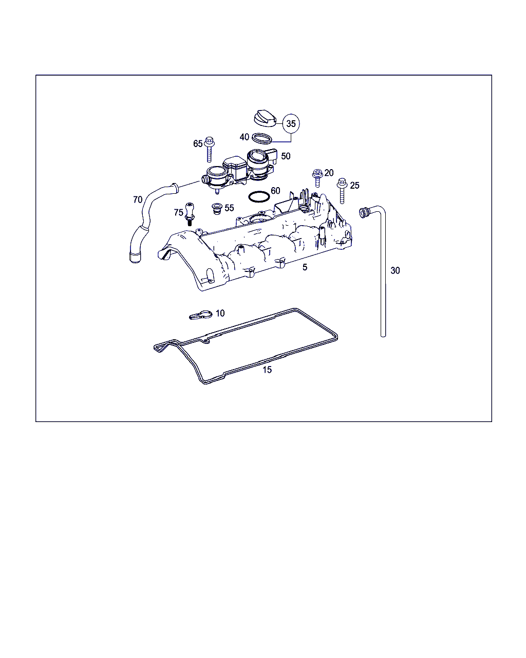 Mercedes-Benz A 646 016 08 21 - Blīve, Motora bloka galvas vāks ps1.lv