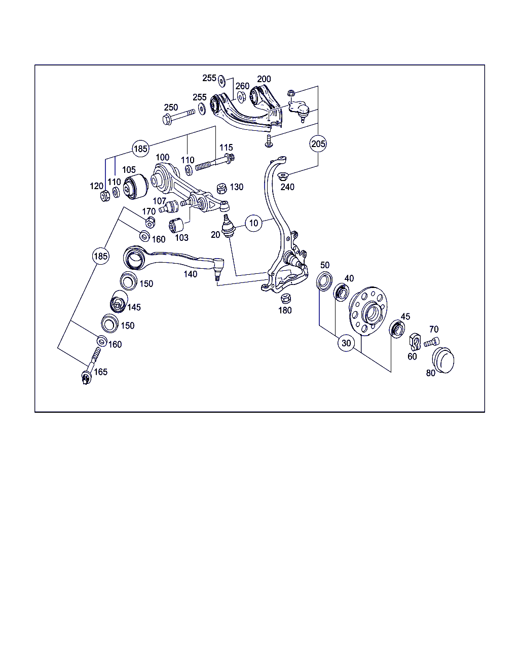 Mercedes-Benz A 211 330 29 11 - Neatkarīgās balstiekārtas svira, Riteņa piekare ps1.lv