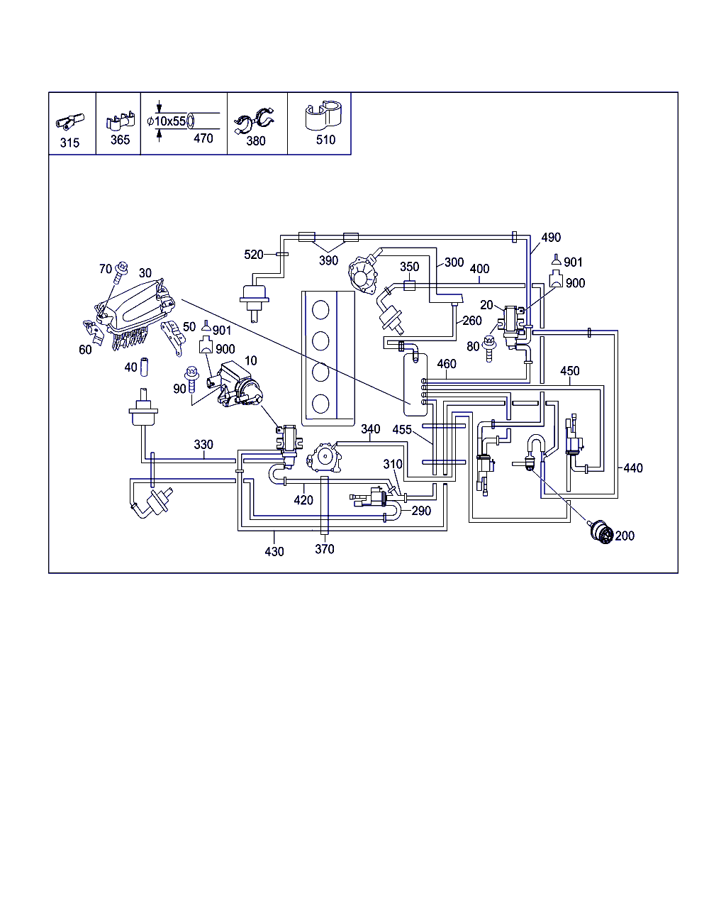 Mercedes-Benz A 009 153 31 28 - Spiediena pārveidotājs, Turbokompresors ps1.lv