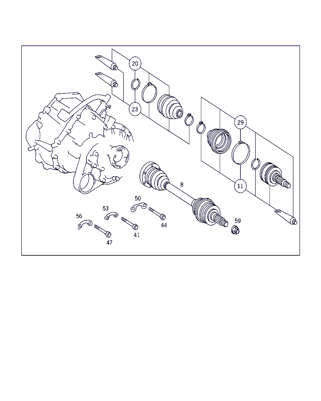 Mercedes-Benz A 000 330 18 85 - Putekļusargs, Piedziņas vārpsta ps1.lv