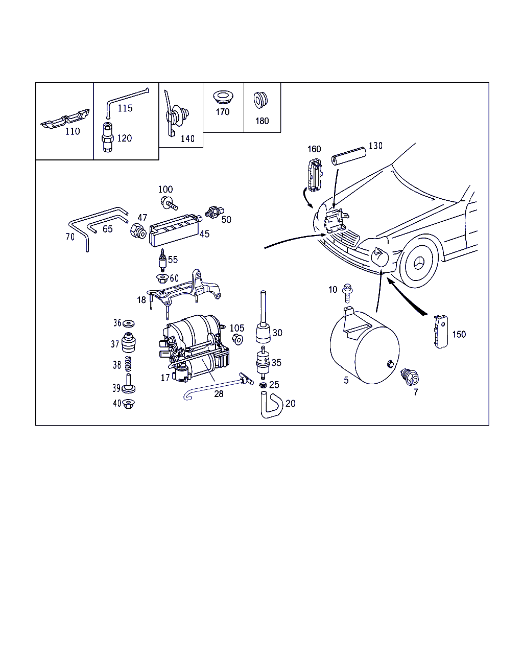 Evobus A 220 320 01 04 - Kompresors, Pneimatiskā sistēma ps1.lv