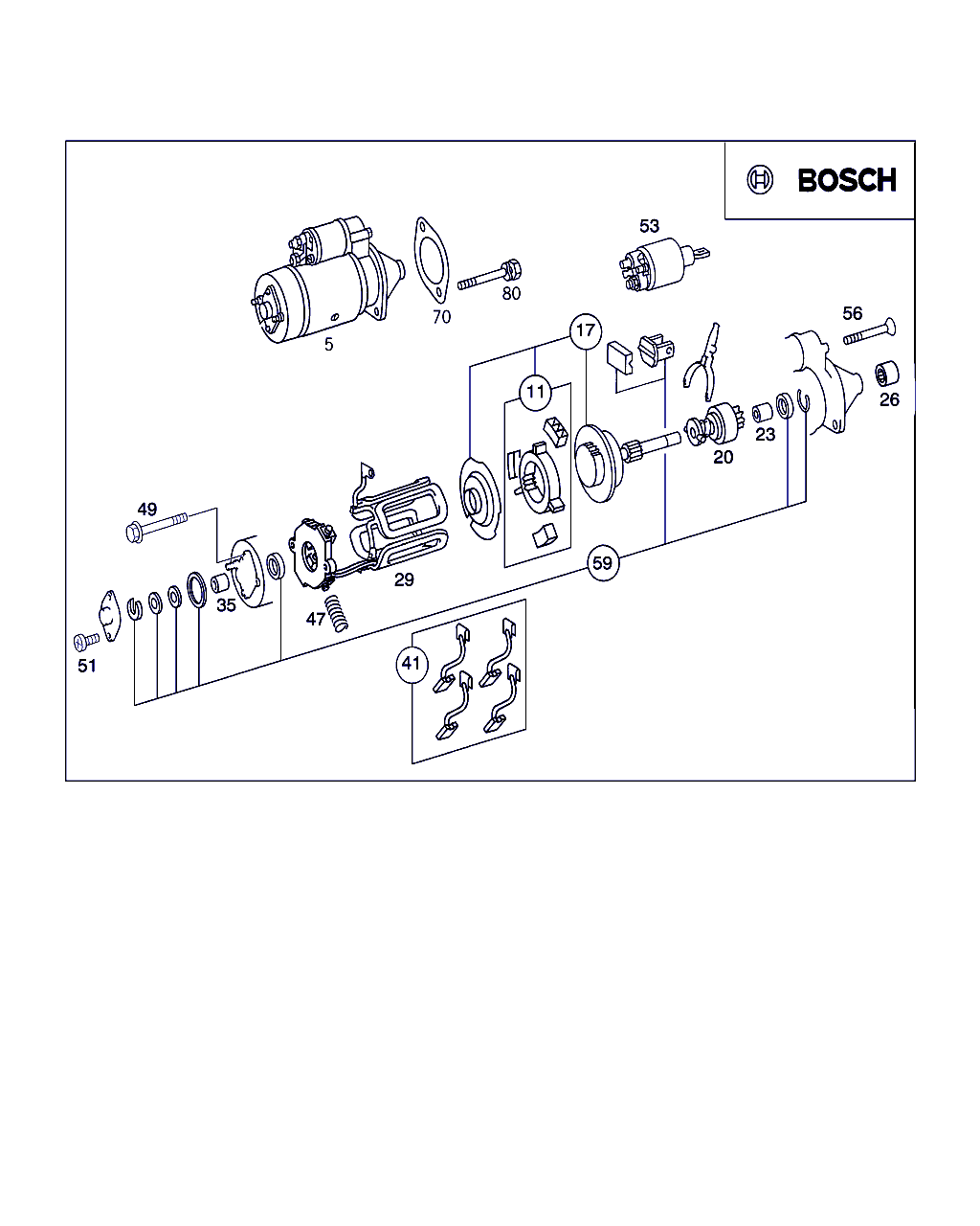 Mercedes-Benz A 001 151 01 13 - Zobrats, Starteris ps1.lv