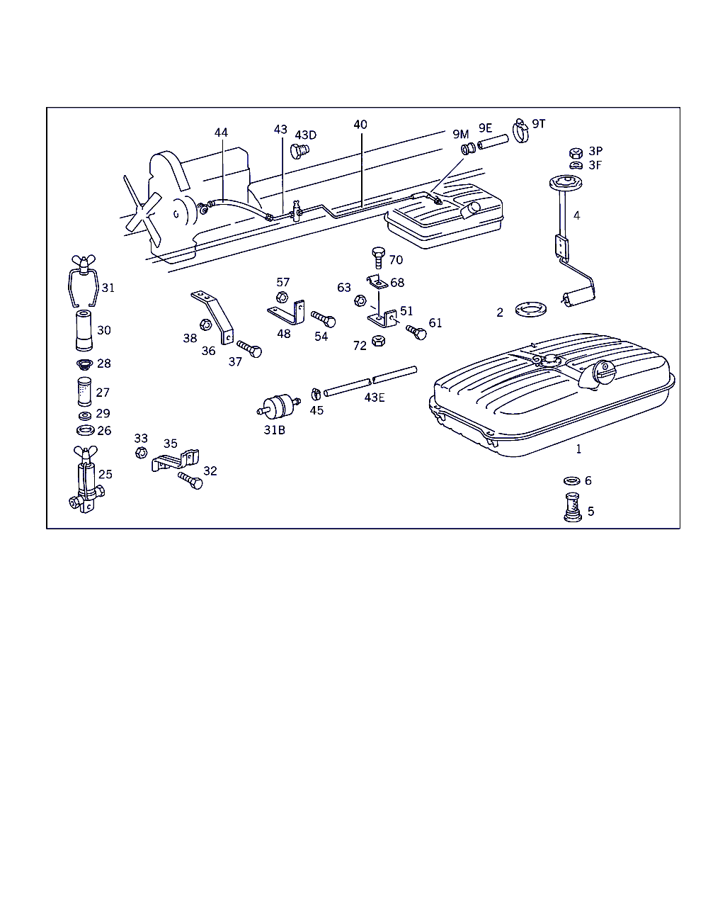 Mercedes-Benz A 001 477 38 01 - Degvielas filtrs ps1.lv