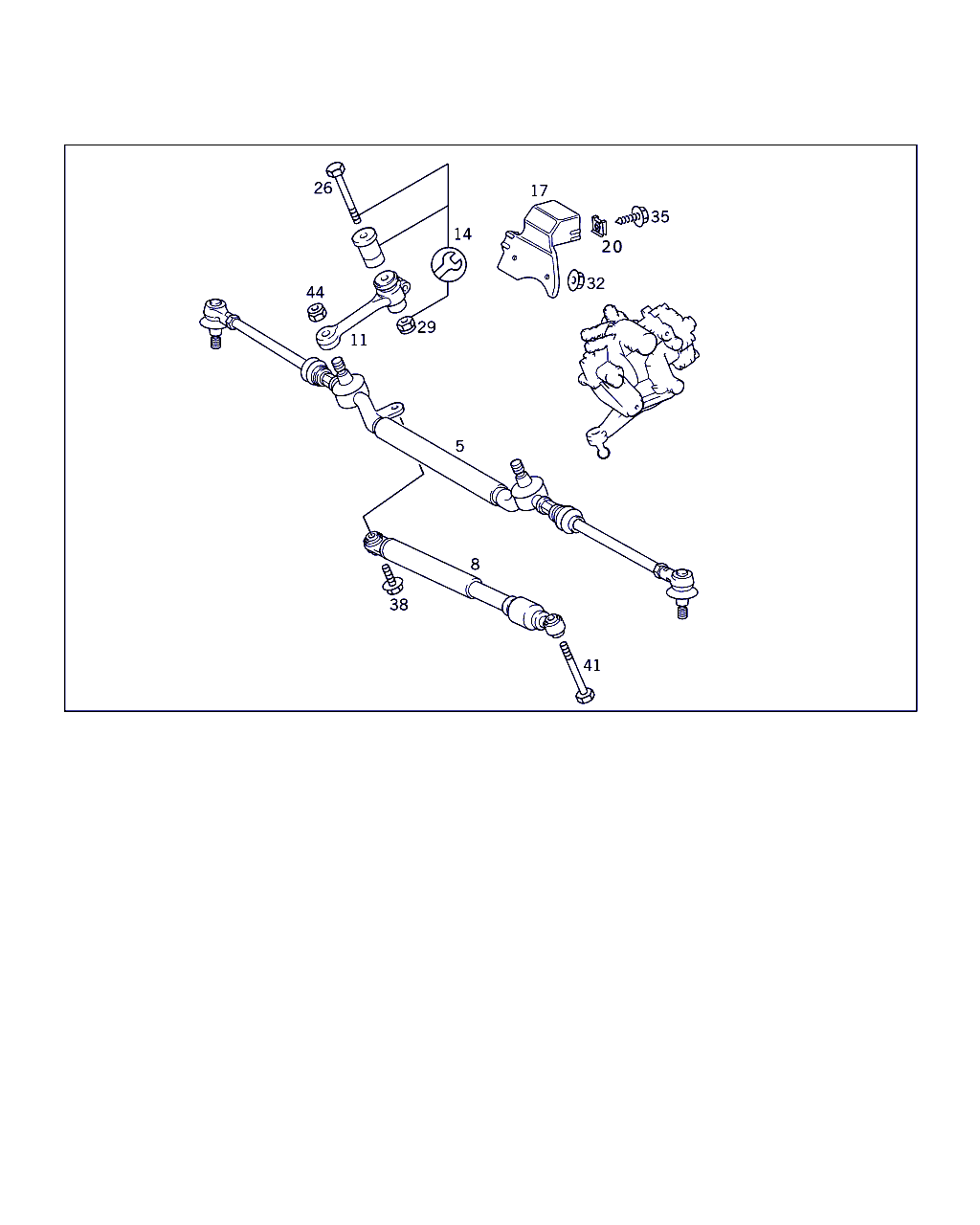 Mercedes-Benz A 202 460 03 19 - Remkomplekts, Virzītājsvira ps1.lv