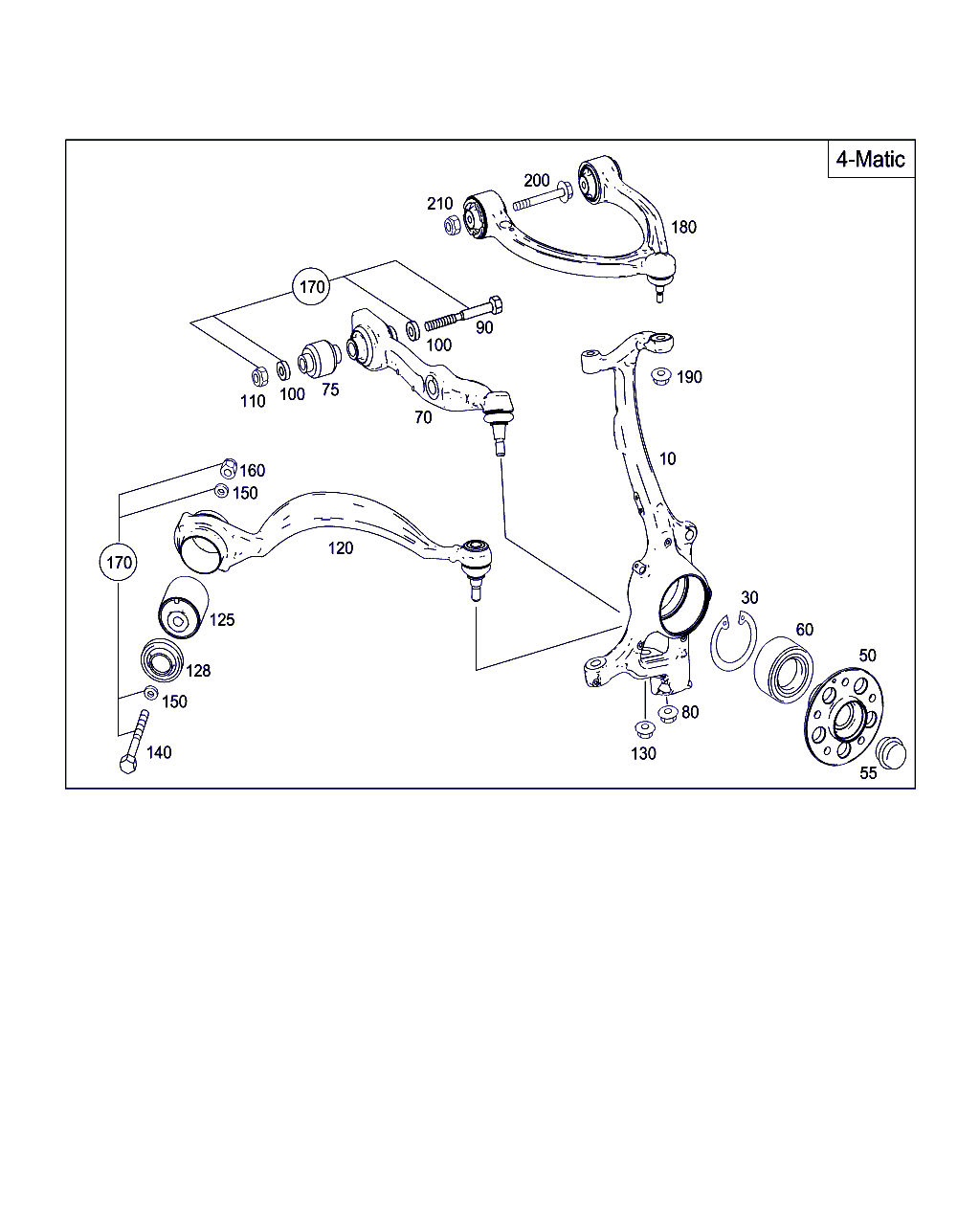 Mercedes-Benz A 221 330 77 07 - Neatkarīgās balstiekārtas svira, Riteņa piekare ps1.lv