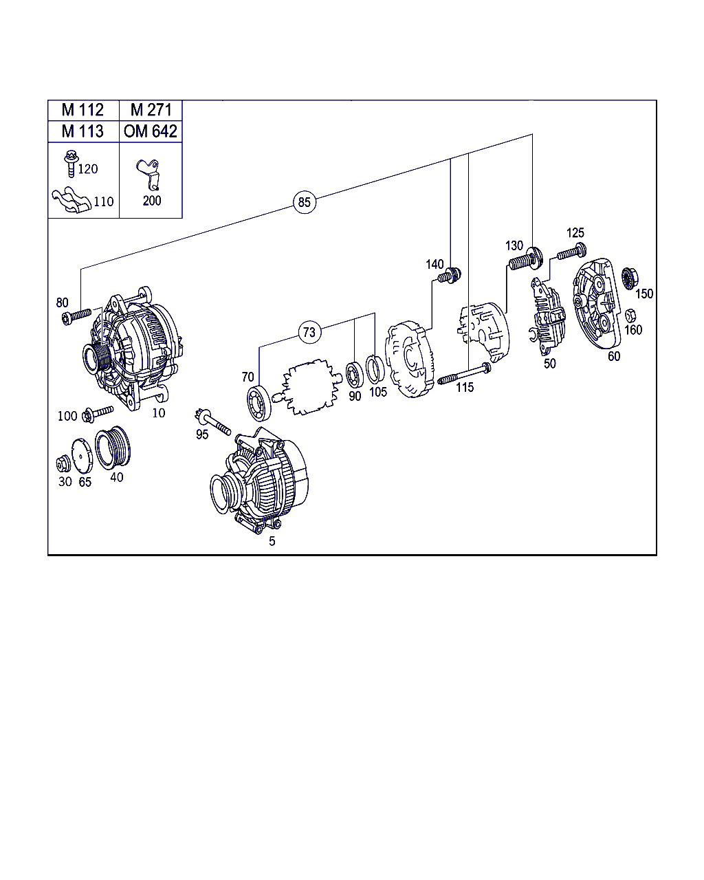 Mercedes-Benz A 012 154 27 02 - Ģenerators ps1.lv