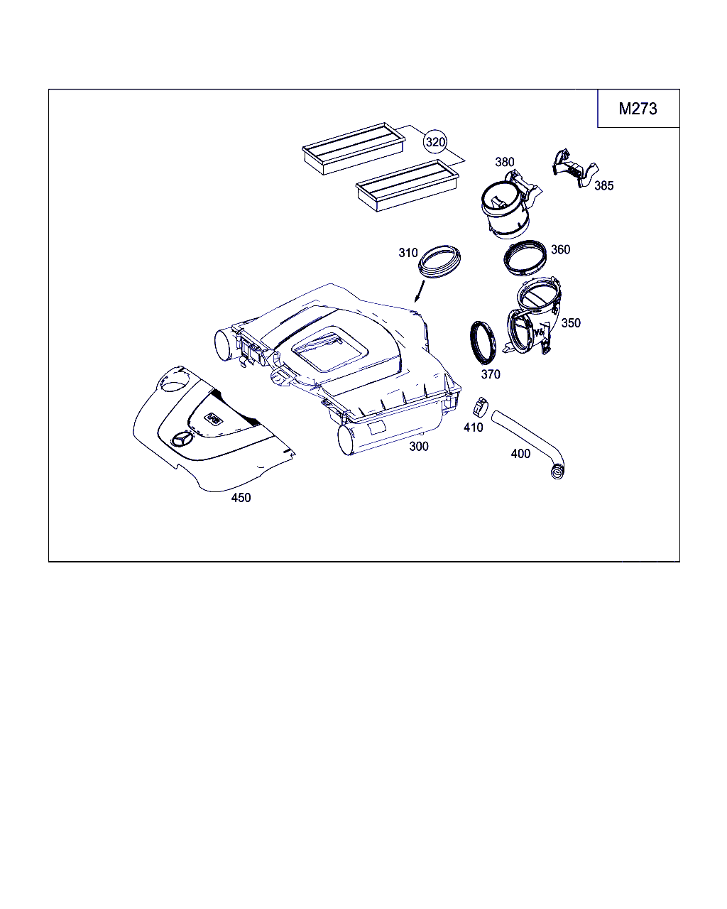 Mercedes-Benz A 112 094 06 04 - Gaisa filtra komplekts ps1.lv