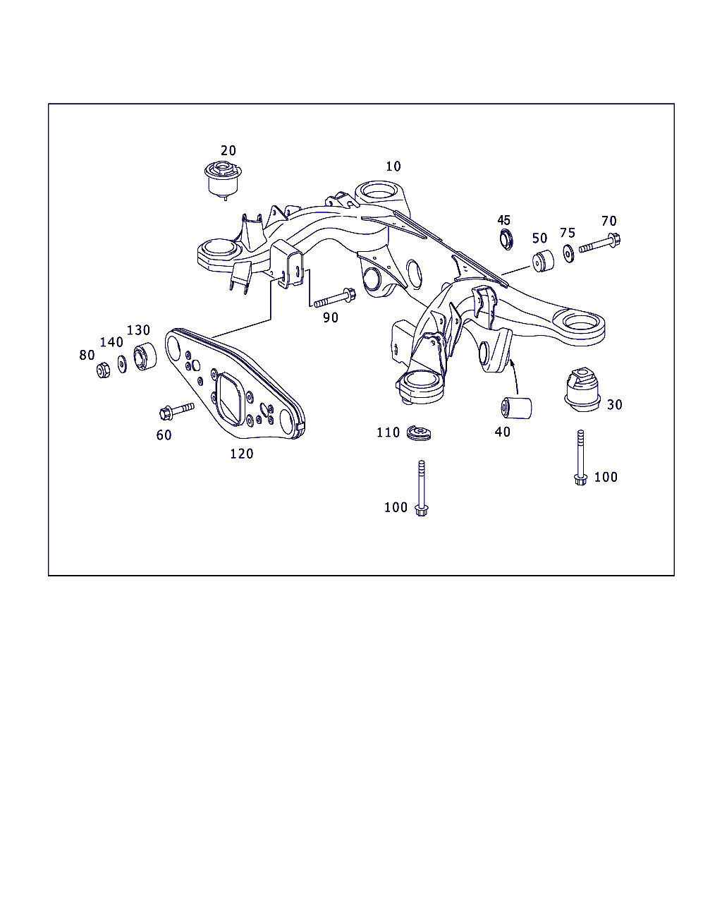 Mercedes-Benz A 220 352 13 65 - Piekare, Šķērssvira ps1.lv