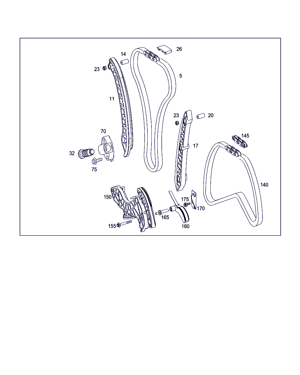 Mercedes-Benz A 271 030 05 63 - Spriegotājs, Piedziņas ķēde ps1.lv