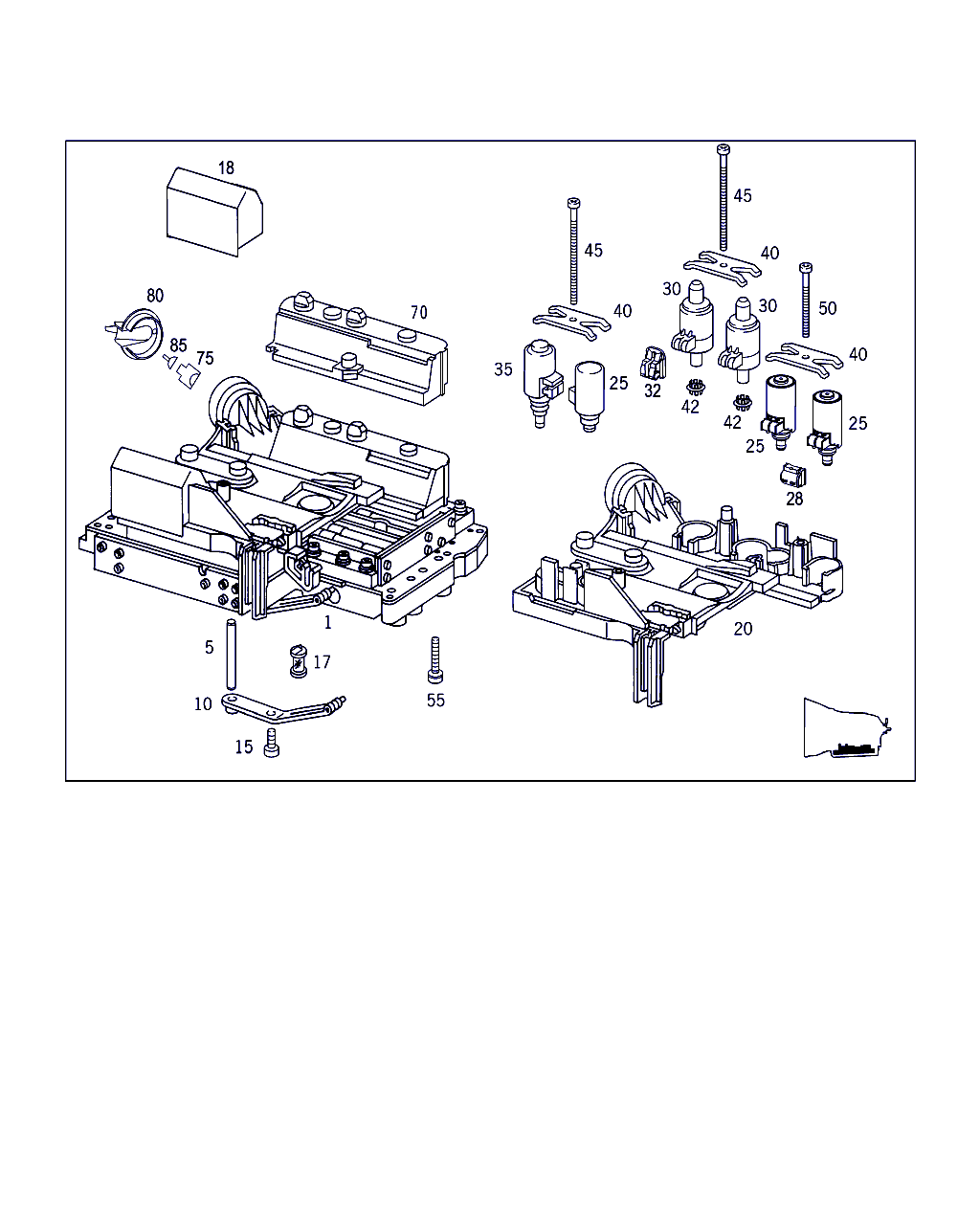 Mercedes-Benz A 140 270 05 61 - Vadības bloks, Automātiskā pārnesumkārba ps1.lv