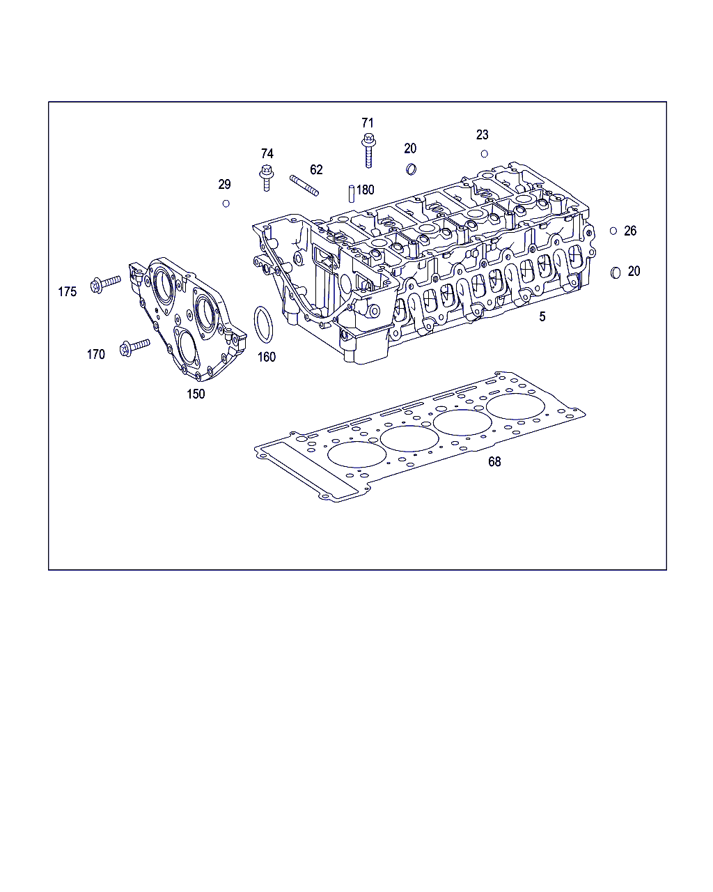 Mercedes-Benz A 271 016 02 20 - Blīve ps1.lv