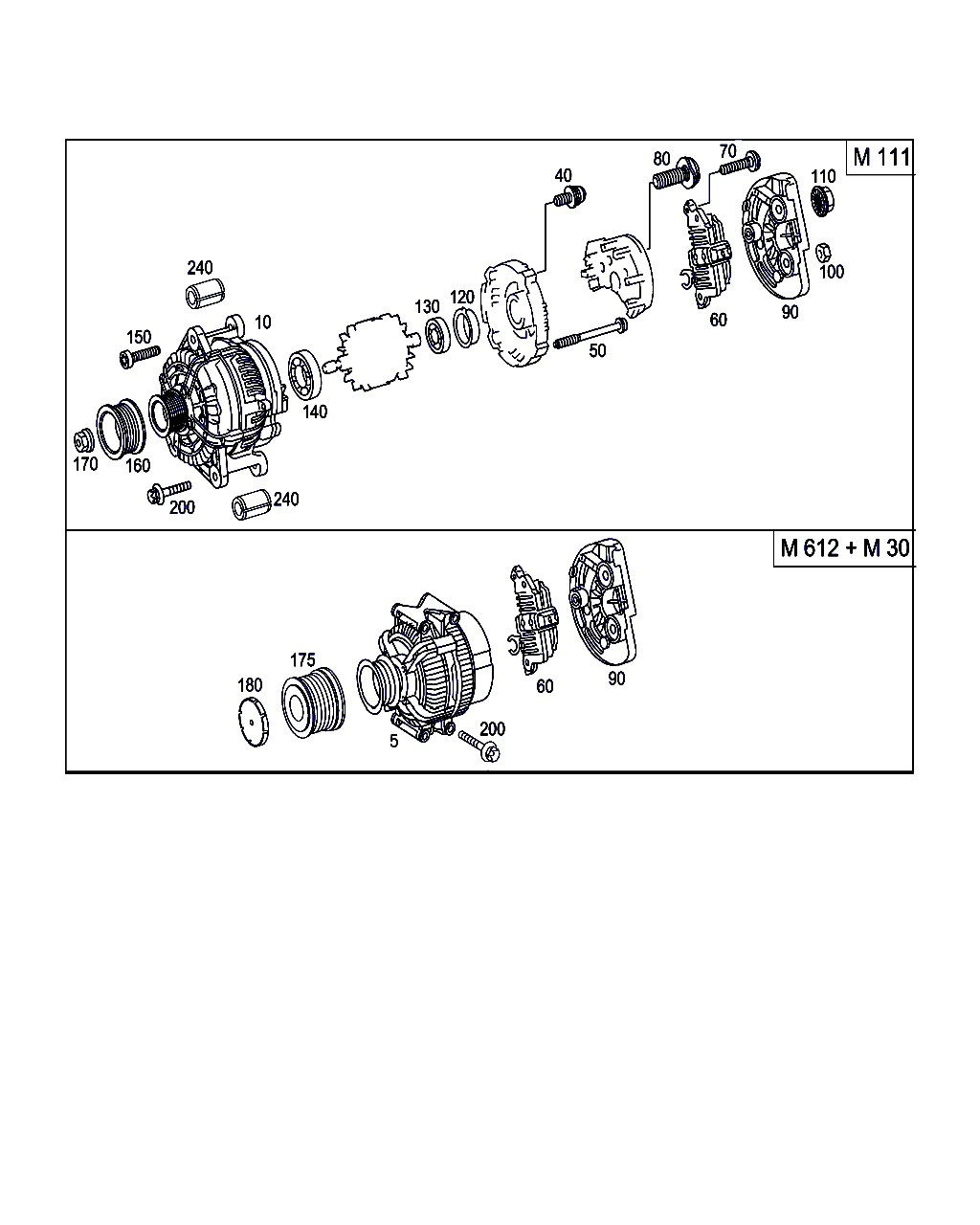 Mercedes-Benz A 008 981 86 25 - Kontaktgredzenu gultnis, Ģenerators ps1.lv