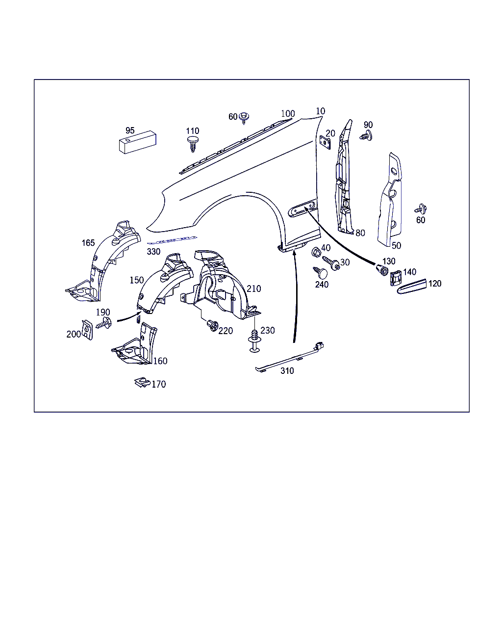 Mercedes-Benz A 209 884 07 22 - Apdare, Riteņa niša ps1.lv