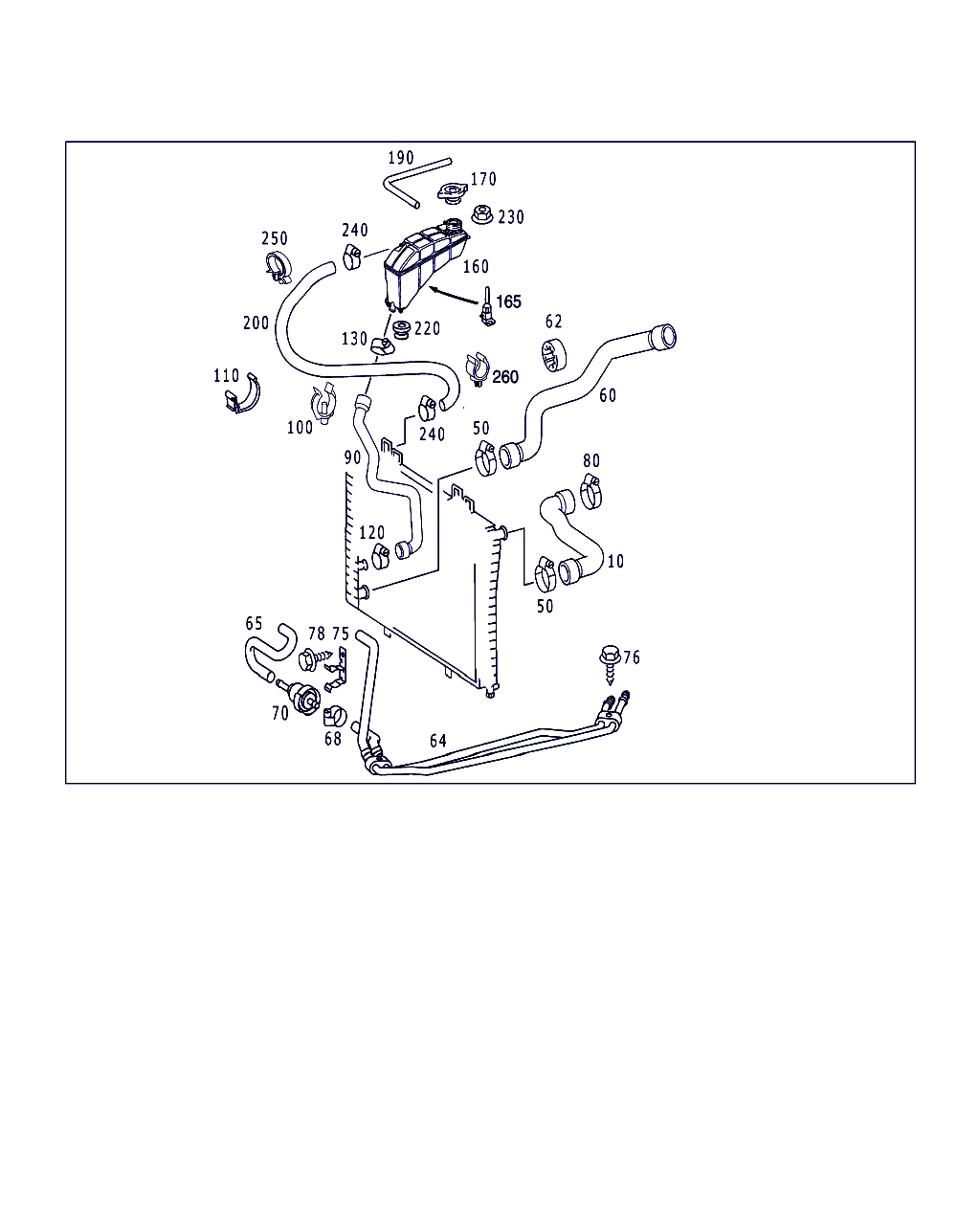 Mercedes-Benz A 210 500 05 49 - Kompensācijas tvertne, Dzesēšanas šķidrums ps1.lv