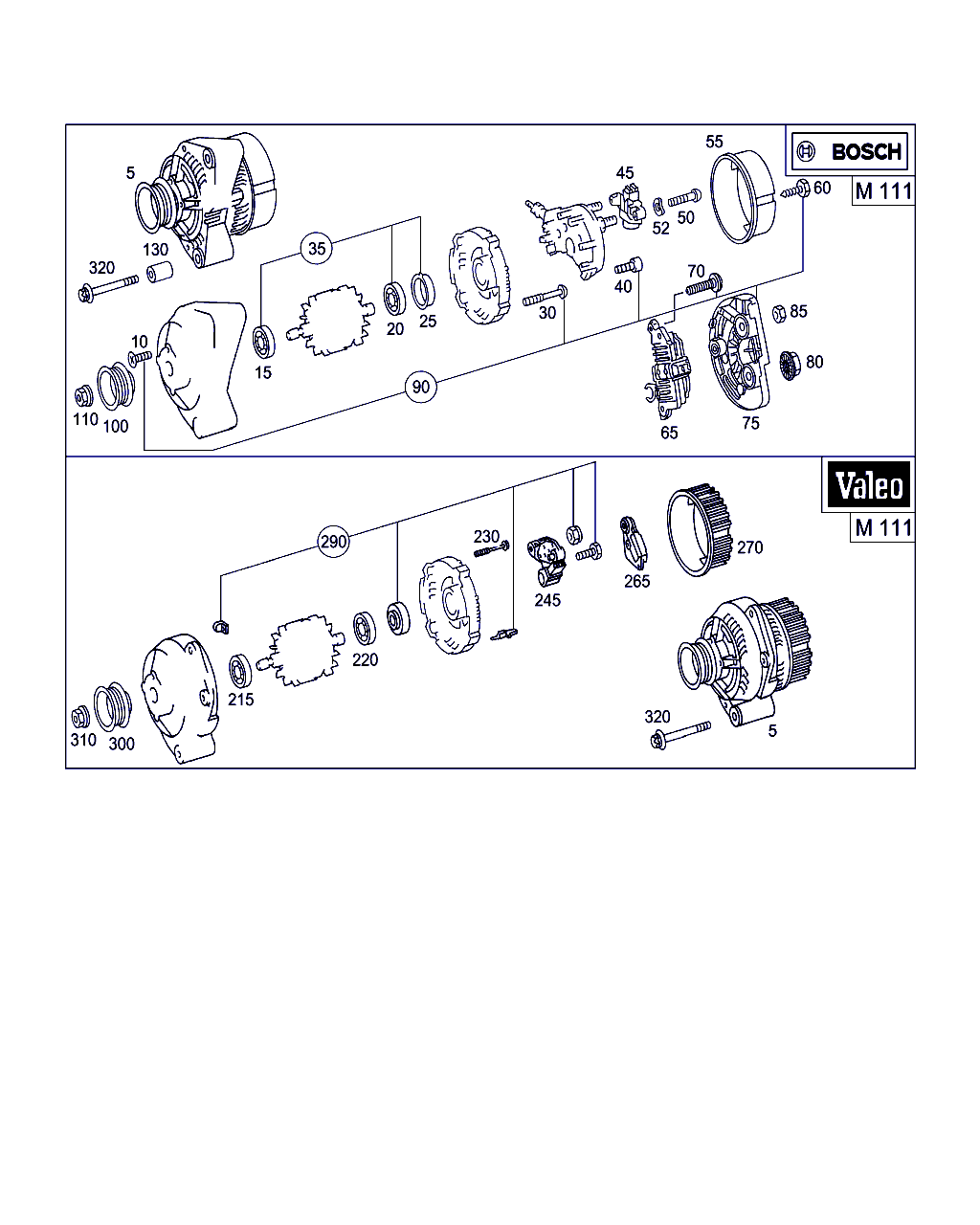 Mercedes-Benz A 111 155 04 15 - Piedziņas skriemelis, Ģenerators ps1.lv