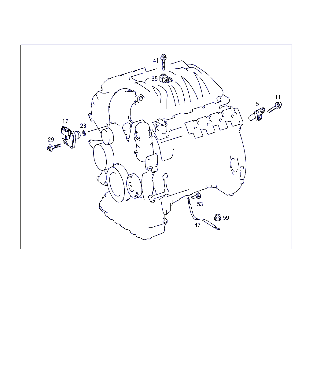 Mercedes-Benz A 004 153 69 28 - Impulsu devējs, Kloķvārpsta ps1.lv