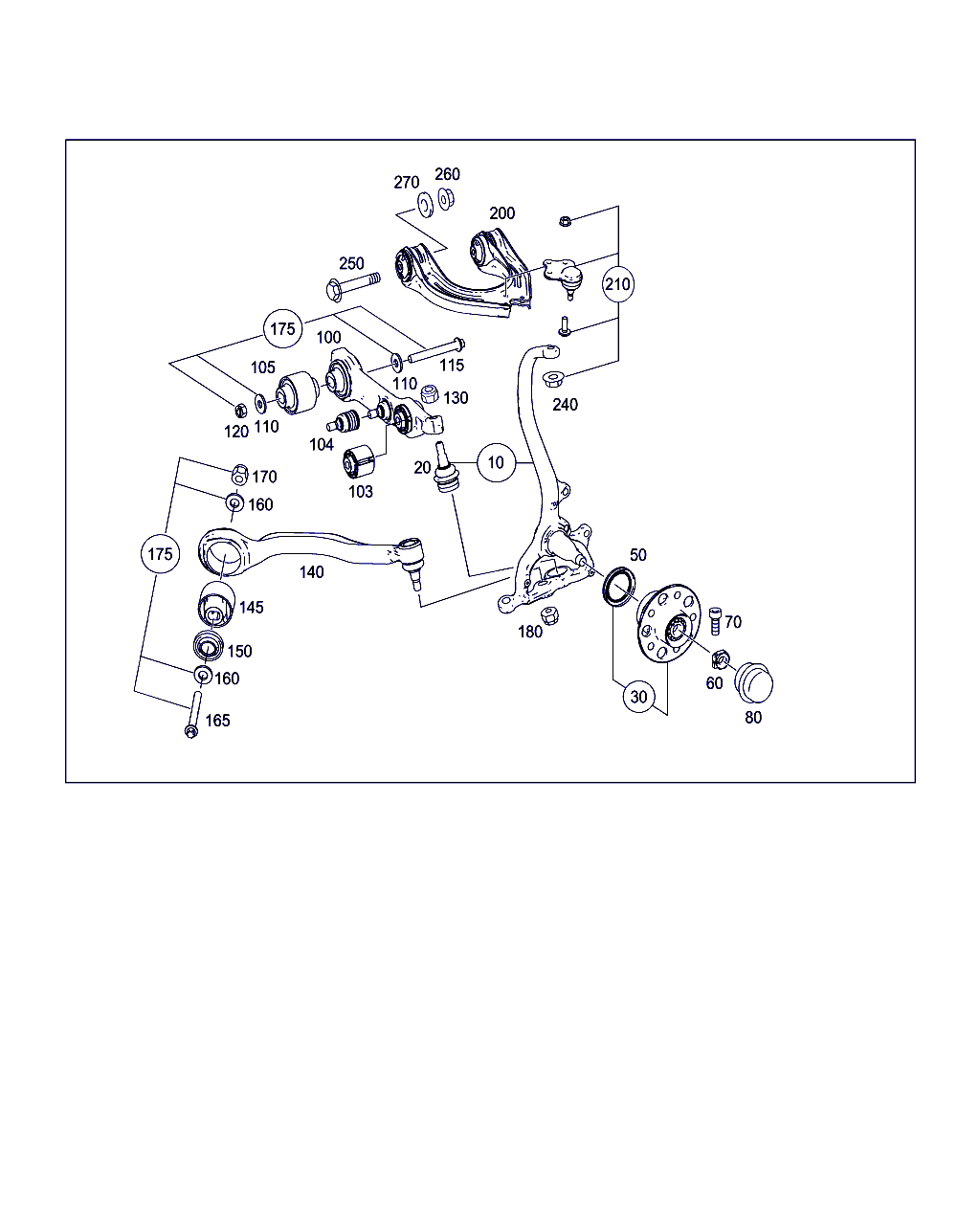 Mercedes-Benz A 211 330 01 38 - Neatkarīgās balstiekārtas svira, Riteņa piekare ps1.lv