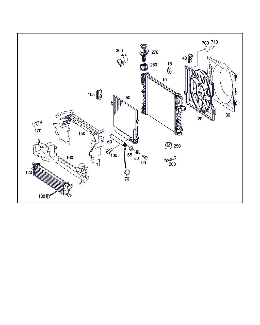 Mercedes-Benz A 211 500 32 02 - Radiators, Motora dzesēšanas sistēma ps1.lv