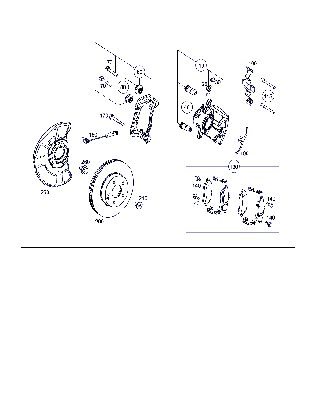 Beijing Benz (BBDC) A 005 420 10 20 - TS DISK BRAKE PAD ps1.lv