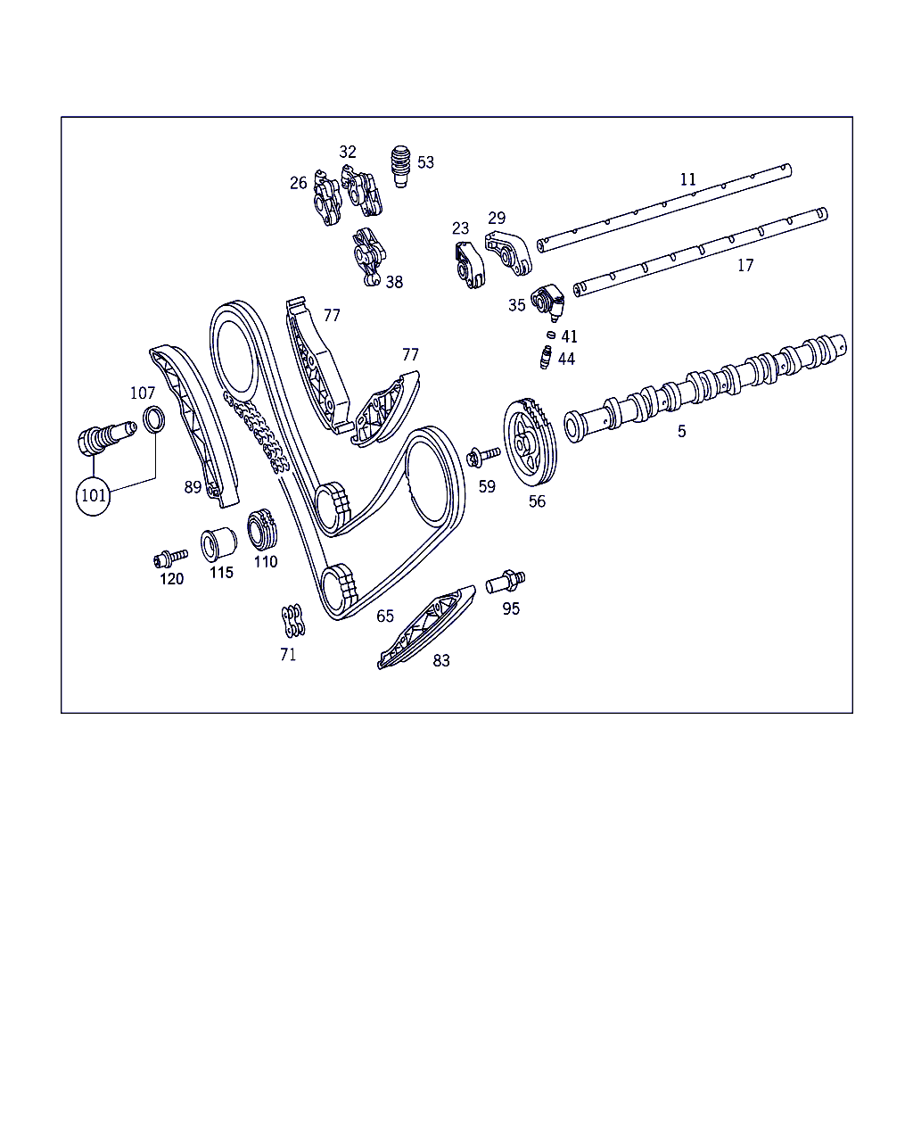 Mercedes-Benz A 112 050 05 11 - Spriegotājs, Piedziņas ķēde ps1.lv