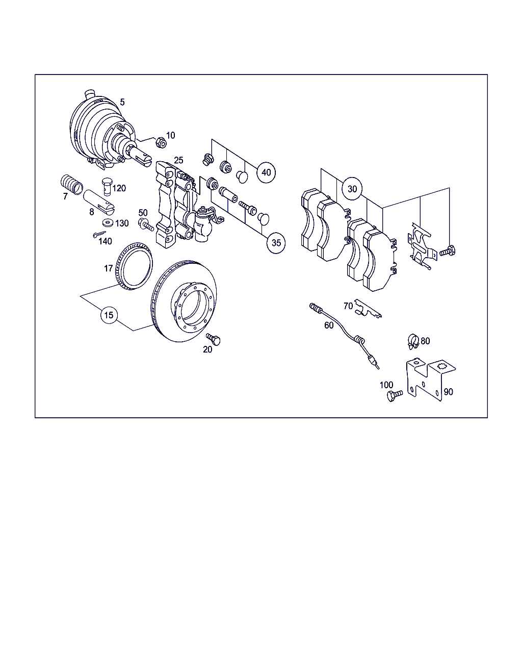 Evobus A 669 540 07 17 - Indikators, Bremžu uzliku nodilums ps1.lv