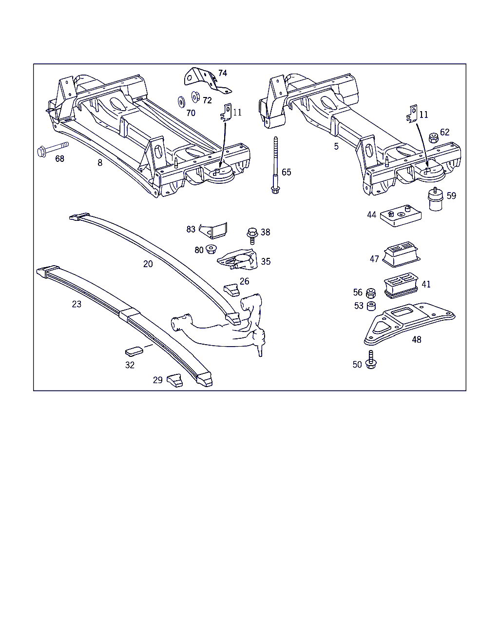 Mercedes-Benz A 901 322 04 19 - Gājiena ierobežotājs, Atsperojums ps1.lv